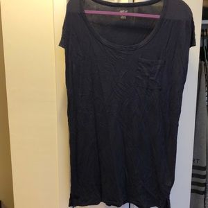 Cute navy T-shirt dress